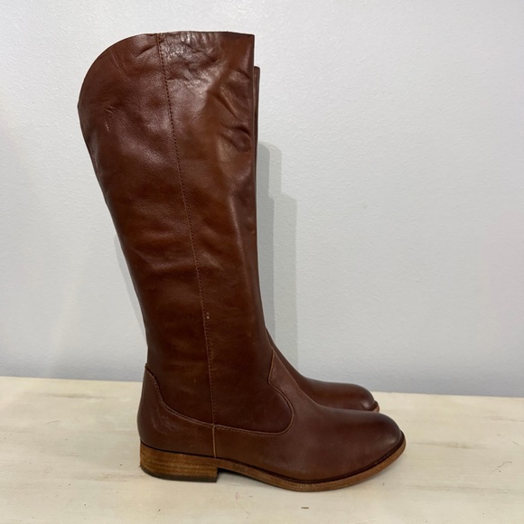 Kork-Ease Brown Leather Tall Riding Boots - Picture 4 of 11